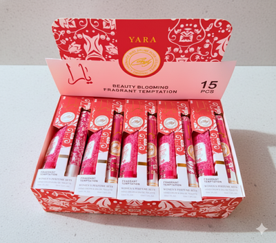 15 PC Yara Candy Scented sets of perfume and hand cream