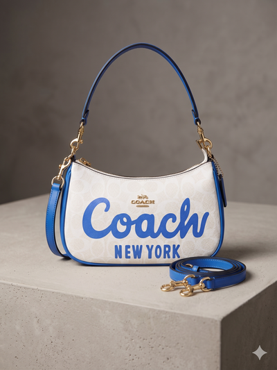 Sling Handbag with long strap included- 9 inches