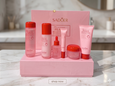 6 PC Skincare set PEACH Niacinamide