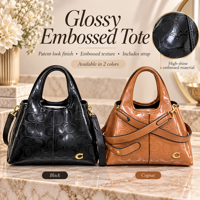 Luxe Tote with long strap mini totes