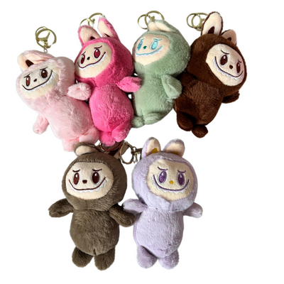 6 PC Large Keychain Labubus
