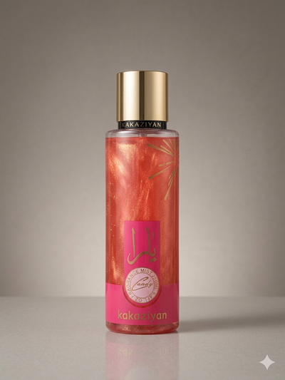 12 PC 250 Ml Large body mist with shimmer- Mixed scents. Floral to sultry