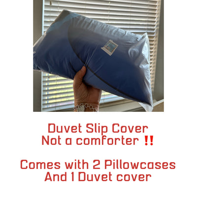 3 PC DUVET COVER- Queen Size- NOT A COMFORTER ‼️