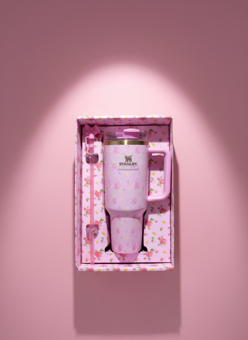 40 OZ Limited Tumbler with Box, Dust Bag and topper