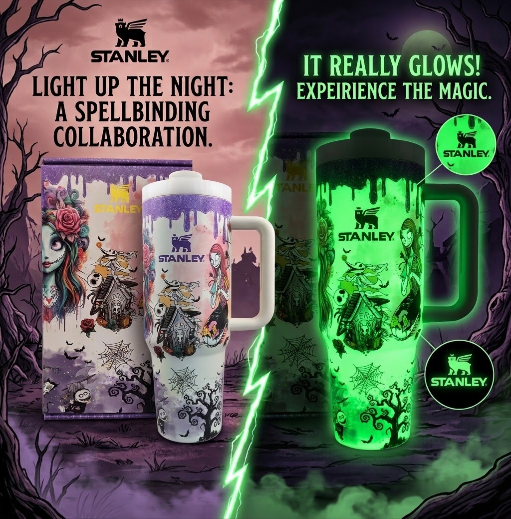 40 OZ tumbler with Gift Box - GLOW IN THE DARK