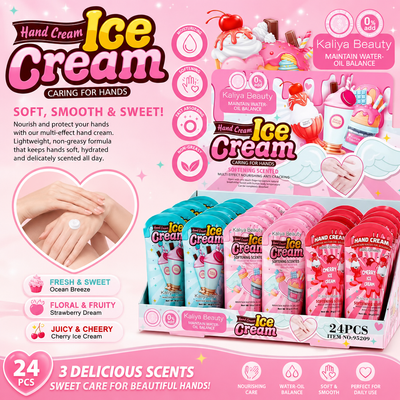 🍦 24 PC Ice Cream Hand Cream Set 🍒💕