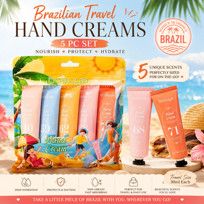 5 PC Brazilian Travel Hand Cream Set