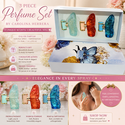 3 PC Gift Set Carolina Perfume