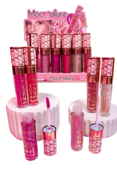 Mocallure Lip Gloss 24 PC Display
