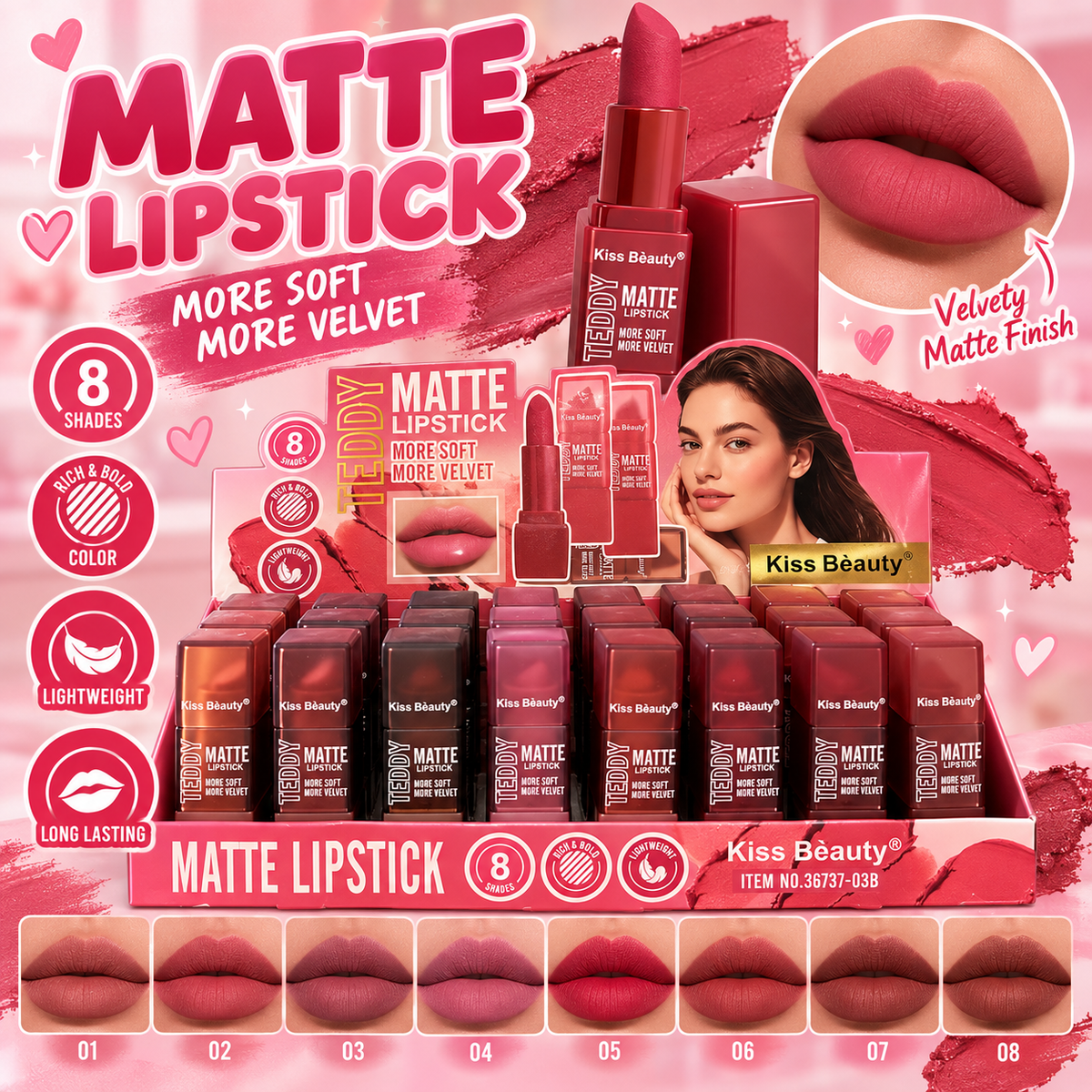 Matte Lipstick Reds