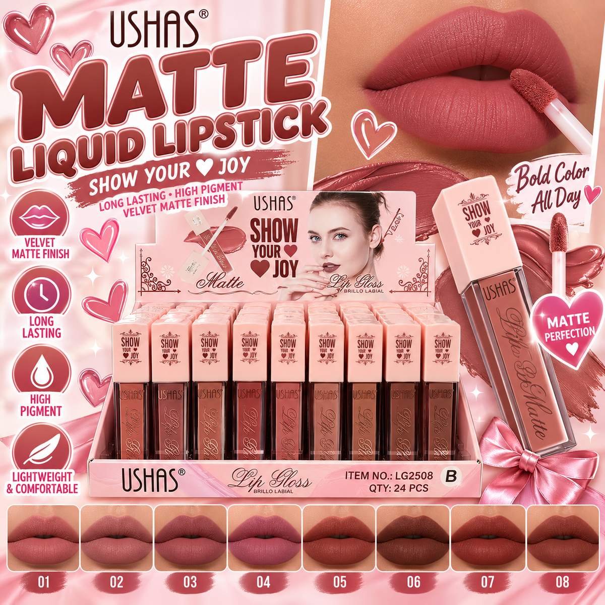 24 PC Liquid Lipstick
