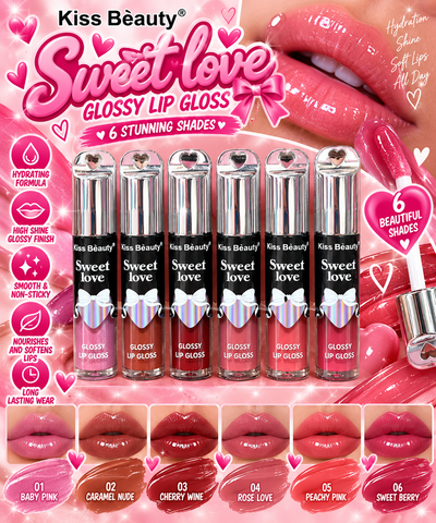 6 PC Lip gloss