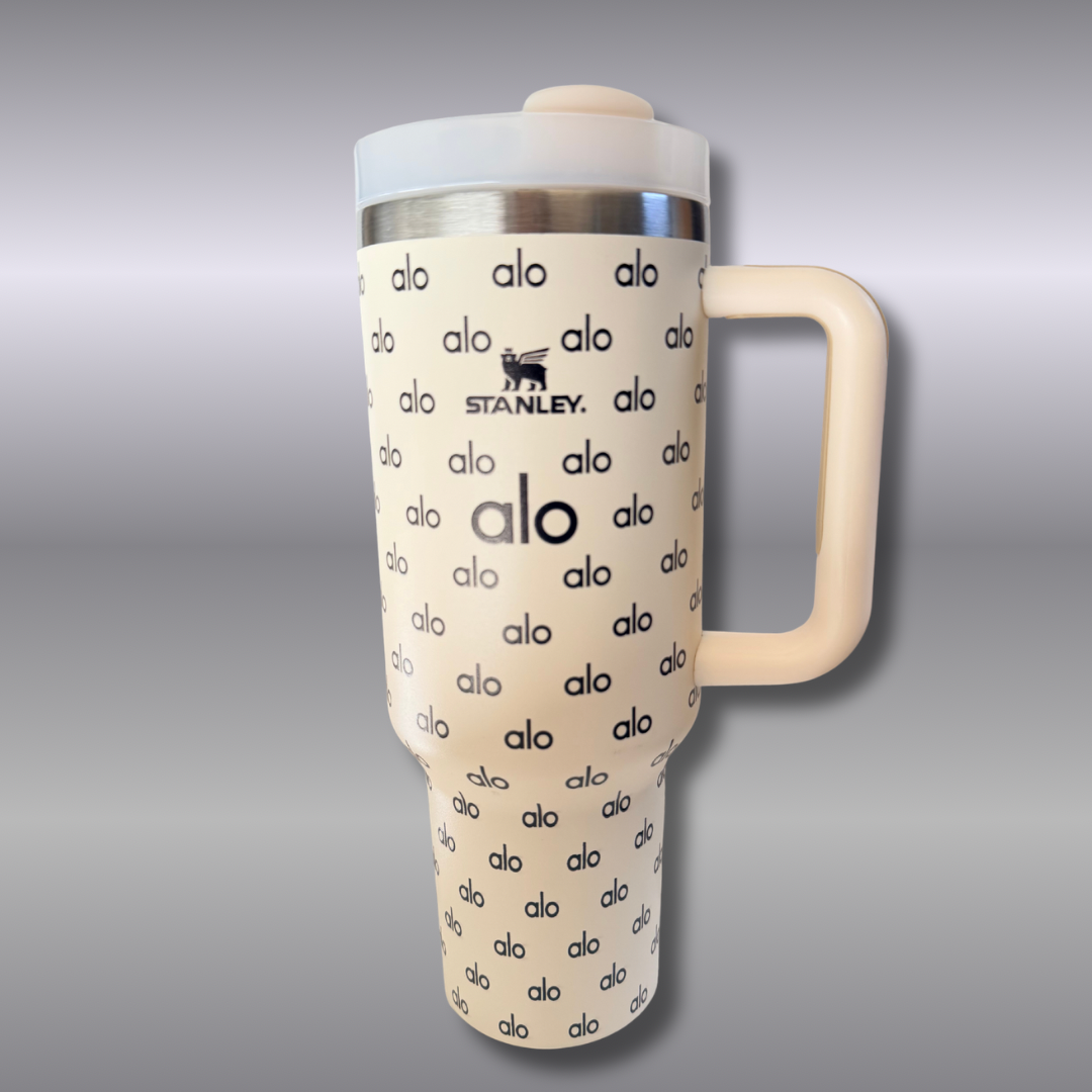 Cream White A 40 OZ TUMBLER