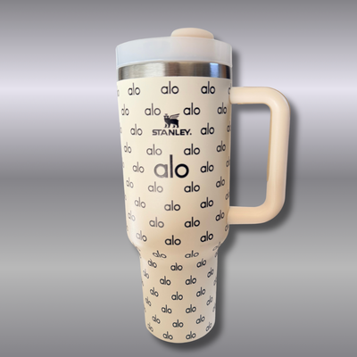 Cream White A 40 OZ TUMBLER