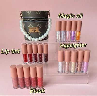 Cylinder Hardshell Purse with 20 PC Lippies inside