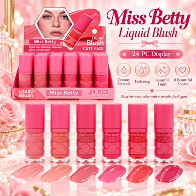 24 PC Liquid Blush- 6 shades- Beautiful finish