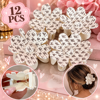 12 PC luxe claw clips