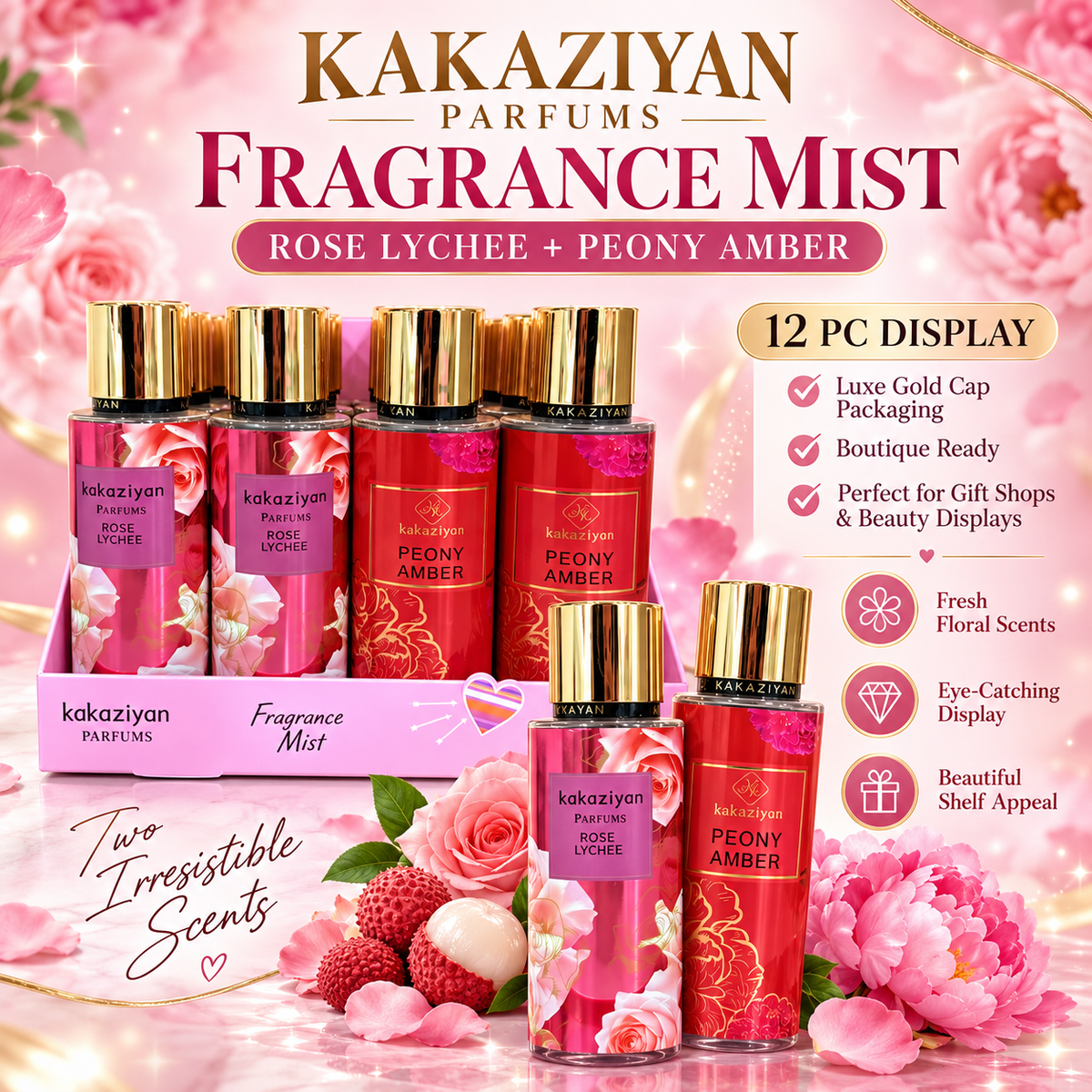 Full Box 12 PC 250 Ml Large body mist