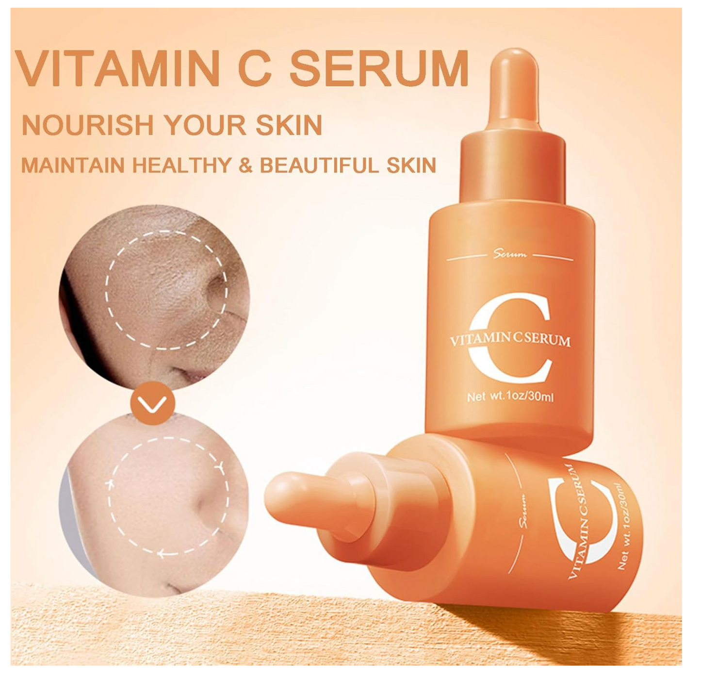 BIOAQUA 3 in 1 serum set box-RETINOL/VITAMIN C/ HYALURONIC SERUM