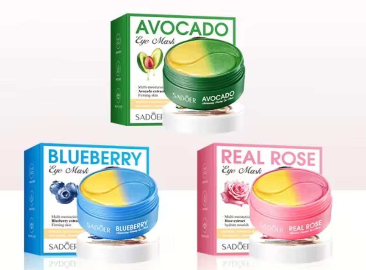 6 Pack! Sadoer Eye masks with 60 pcs each