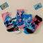 12 Pack Socks-Blue Monster