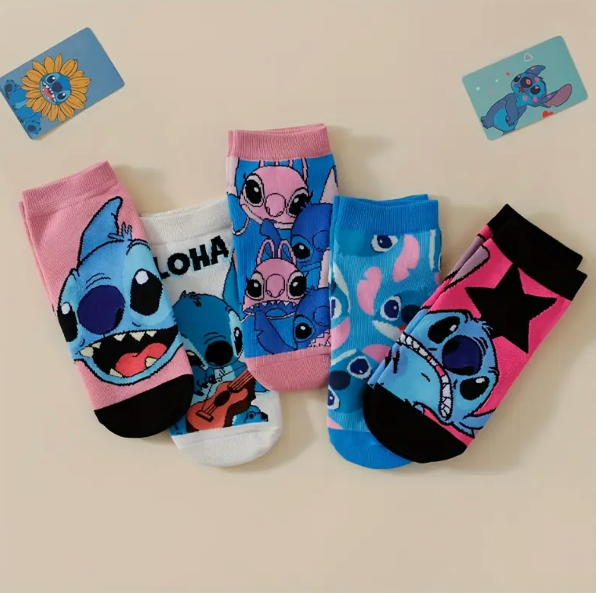 12 Pack Socks-Blue Monster