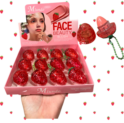 12 PC Strawberry blush