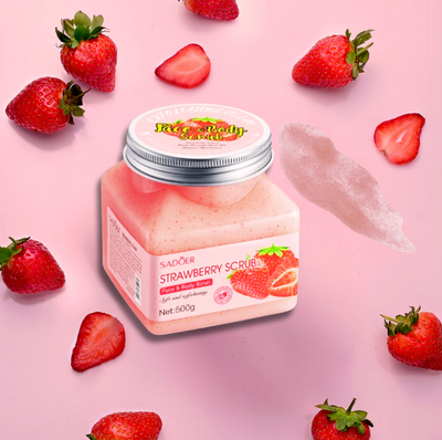 2 PCS Strawberry Sugar Scrub- Deep Cleansing