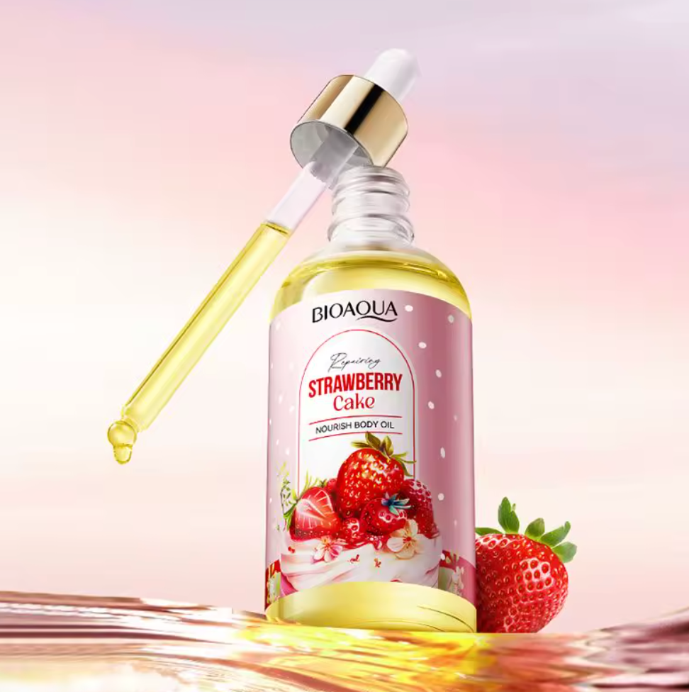 2 PC Sadoer Strawberry Nourishing Body Oil 100 ML