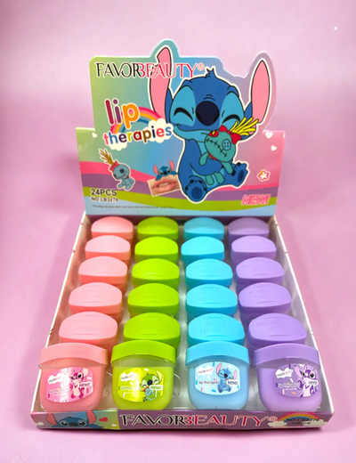 24 PC Vaseline Style Lip Balm