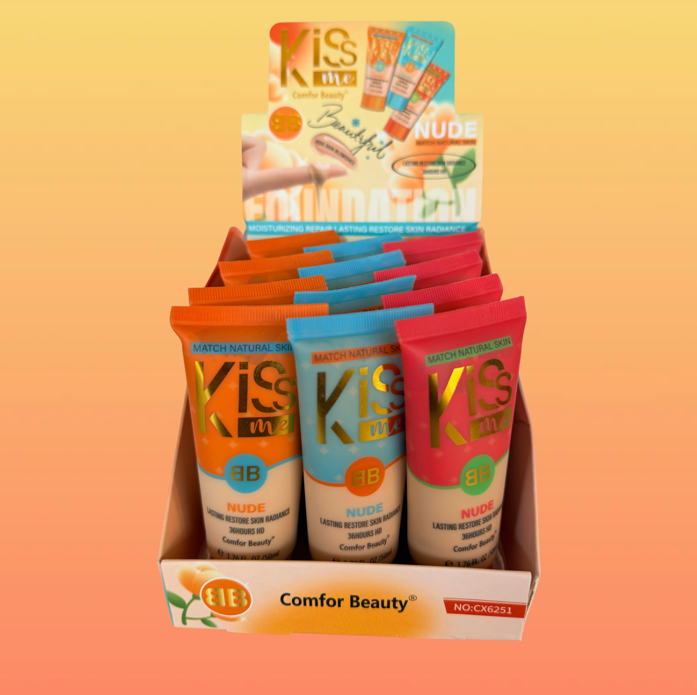 MOISTURIZING BB CREAM 12 PC DISPLAY