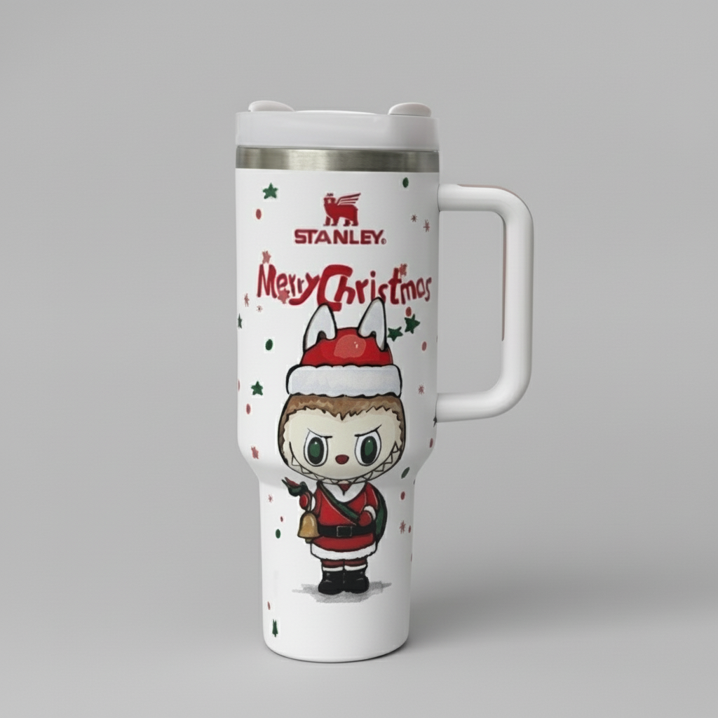 RESTOCK MONSTERS TUMBLERS 40 OZ - XMAS white