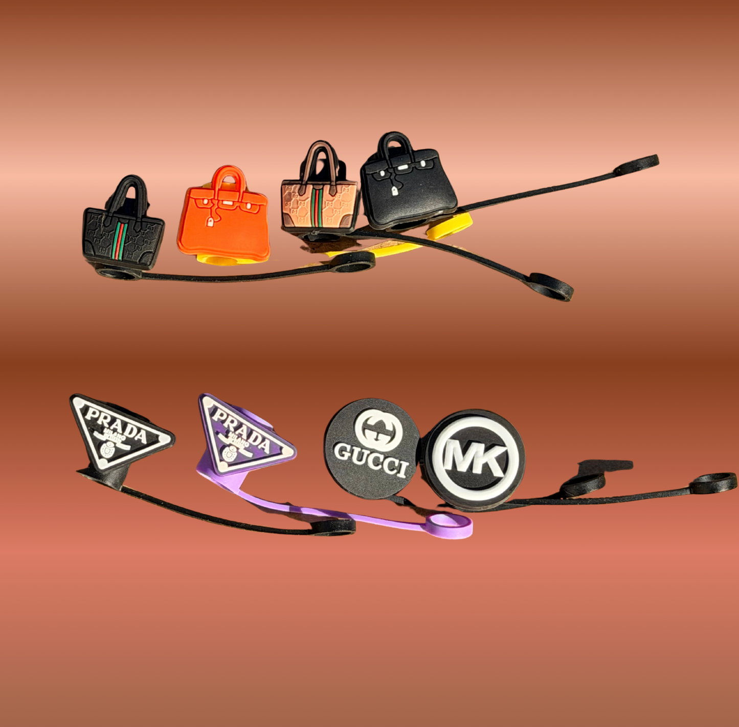 8 PC Straw Topper 40OZ Tumbler -Inspired