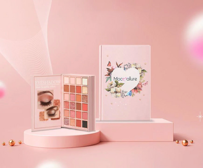 1 PC Complete Face Eyeshadow palette with highlighter, lipstick, and concealers