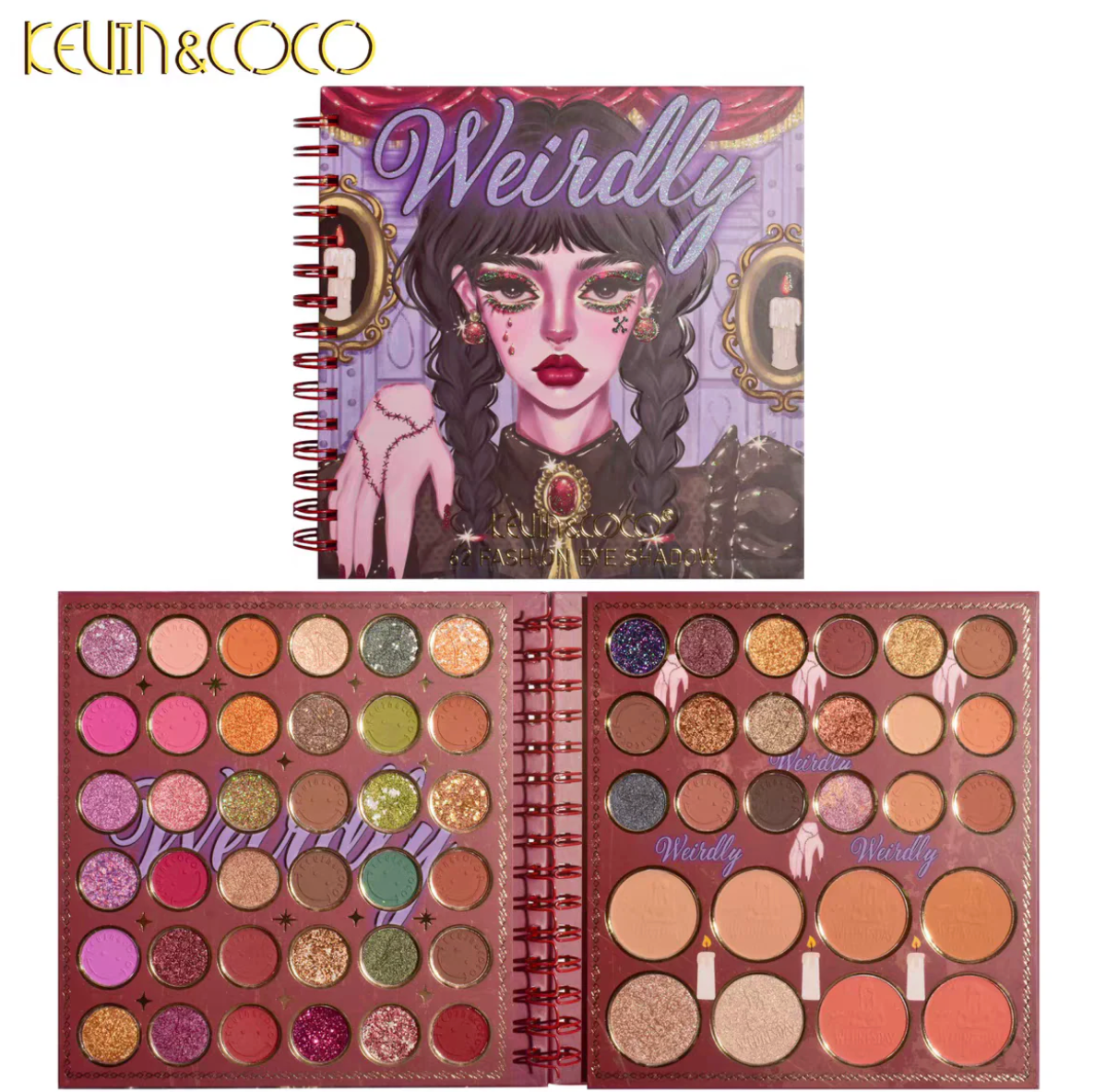 Wednesday Adams Weirdly Palette KEVIN COCO