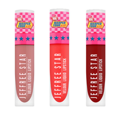 3 PC Liquid Lipstick Warped tour Jeffree Star