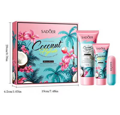 SADOER SUMMER COCONUT 3 PC SET
