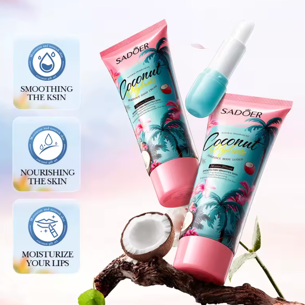 SADOER SUMMER COCONUT 3 PC SET