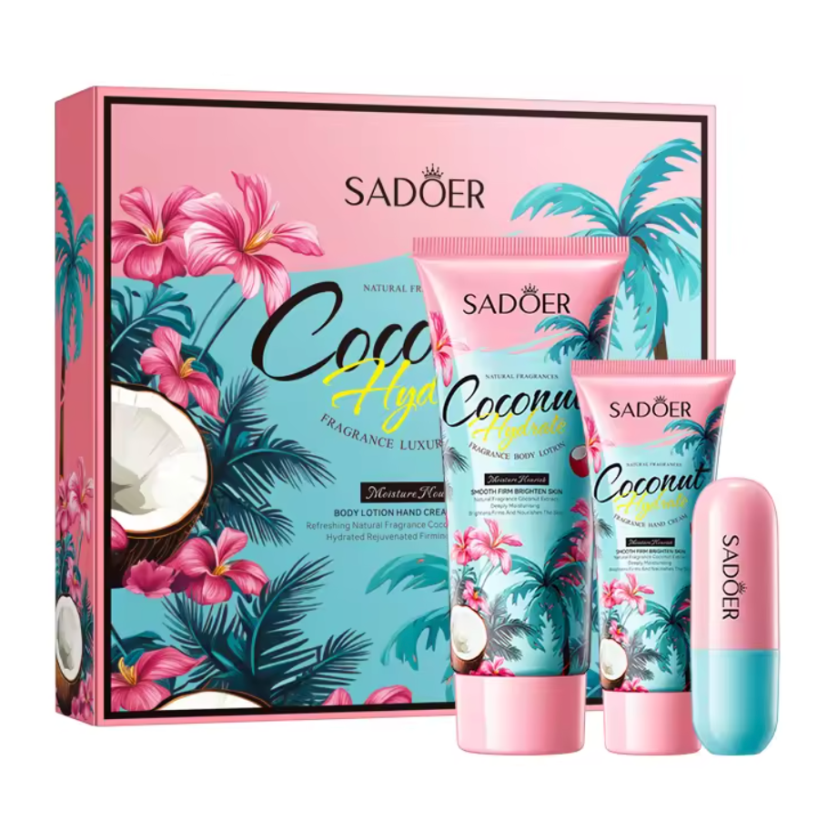SADOER SUMMER COCONUT 3 PC SET