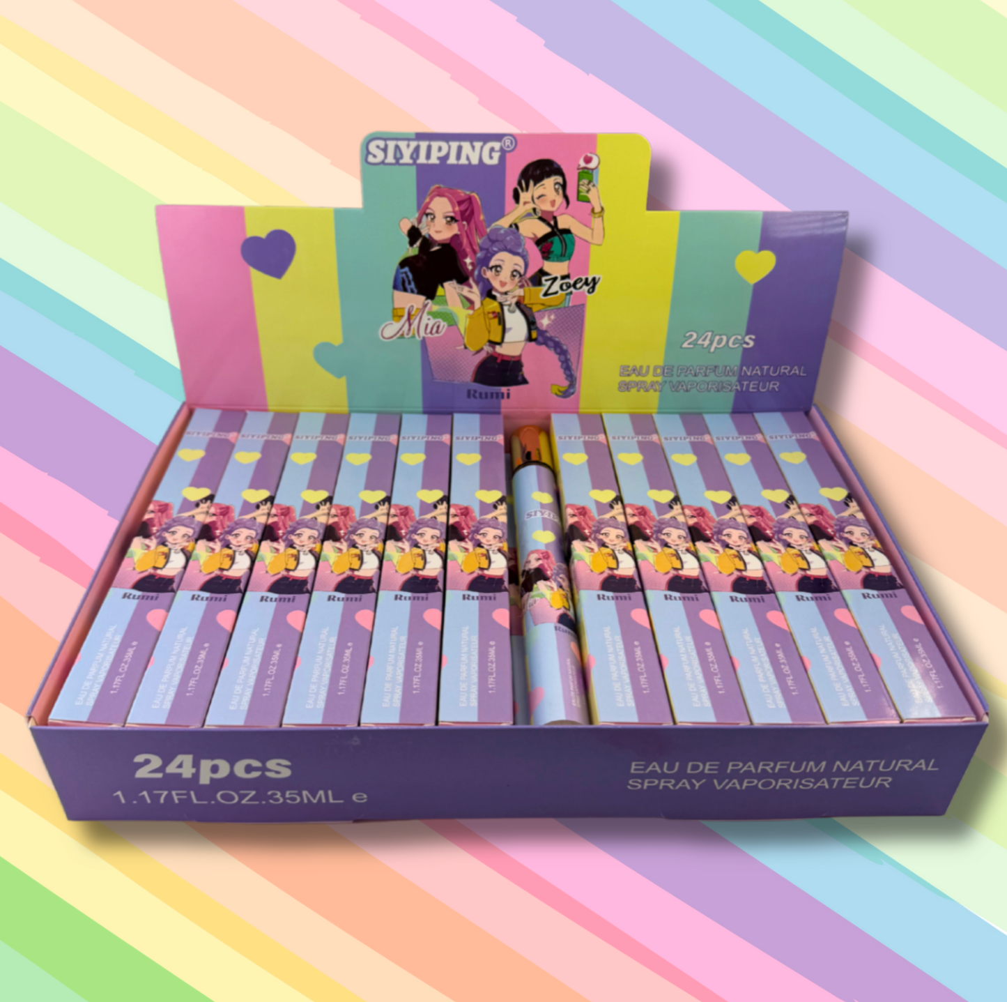 24 PC Travel Size KPOP- Light Floral Scent