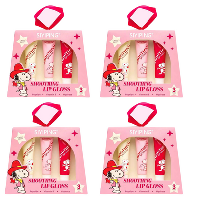 4 Packs Snooopy Soothing Lip Gloss