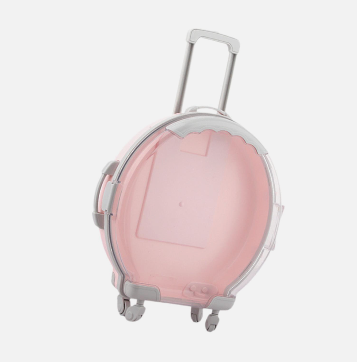 Large sized Plastic Suitcase Luggage 8 Inch- PERFECT FOR LIPPIES