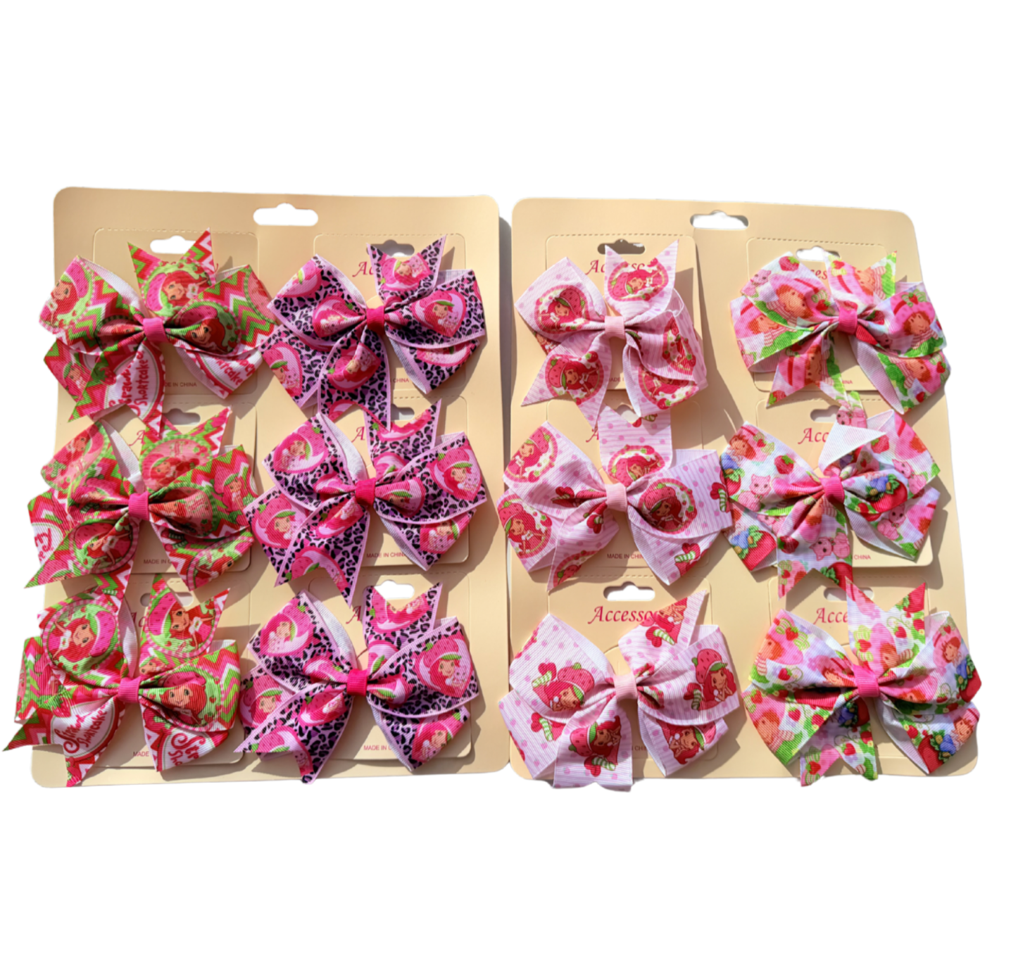 Strawberry 12 pack bows