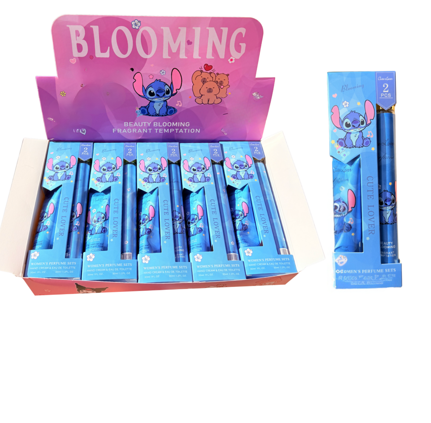 15 PC Blooming floral Perfume and hand cream set