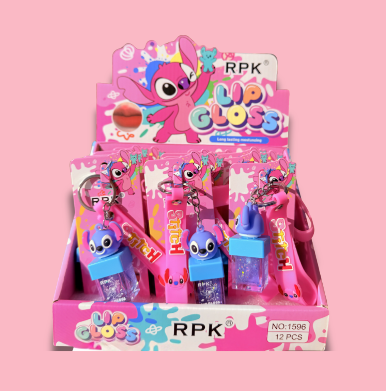 12 PC Keychain Gloss monster- Color Changing