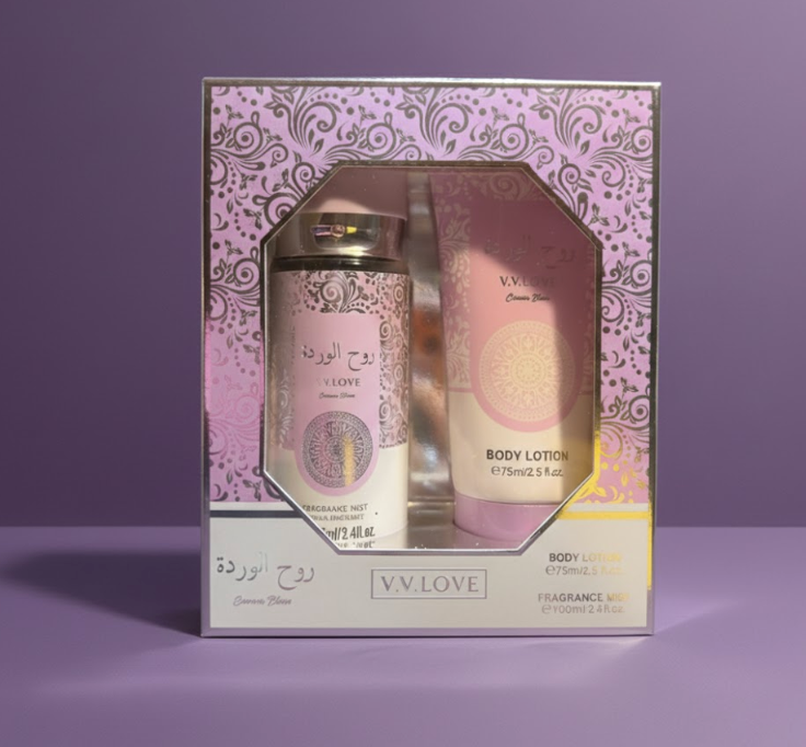 1 Box of Gift SET- Yara Pink scented