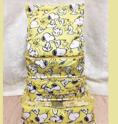 6 Piece Packing Cubes-Yellow