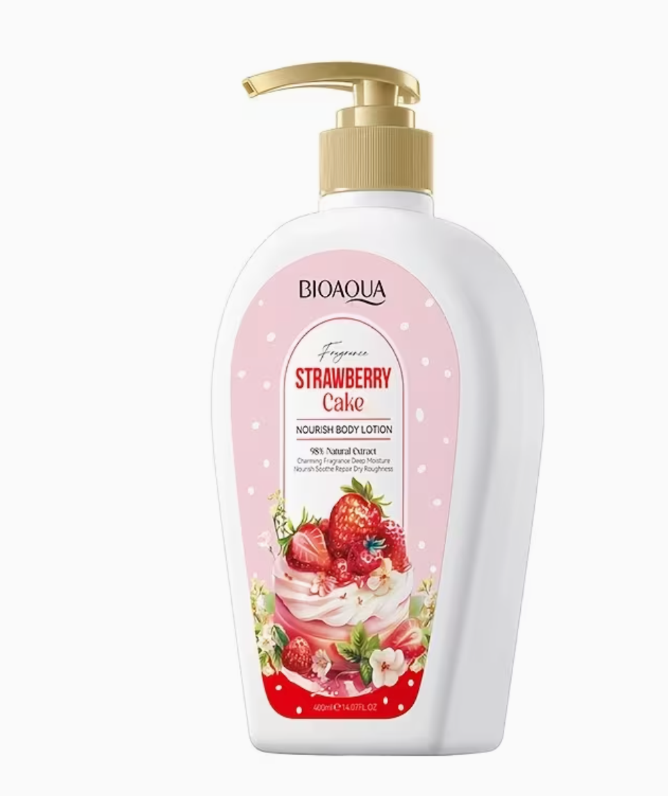 3 Pack Large Strawberry Cake Lotion