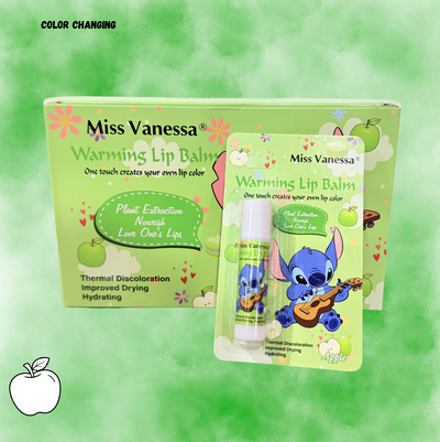 24 PC LIP BALM BOX- GREEN APPLE