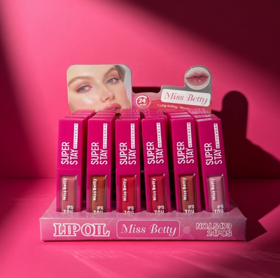 24 PC high shine gloss 6 shades!